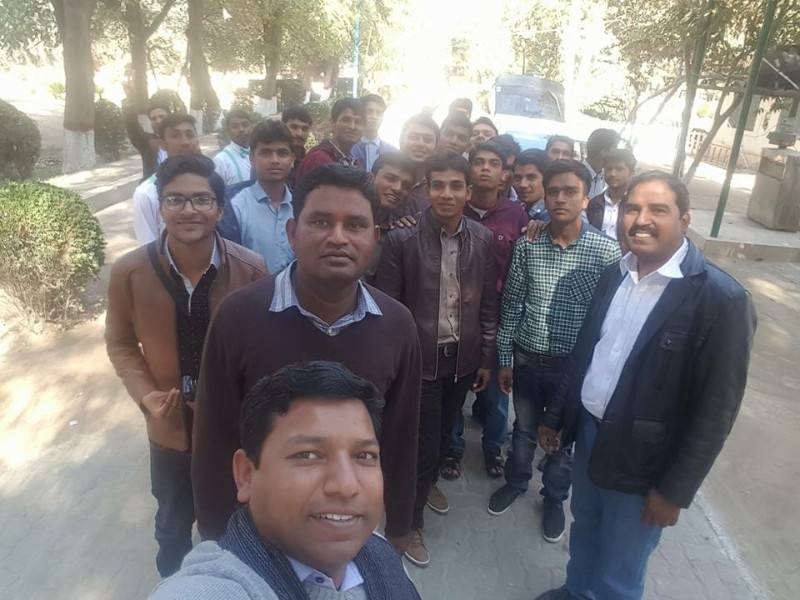 Abid Saleem, Pakistani priest with members of his congregation. 