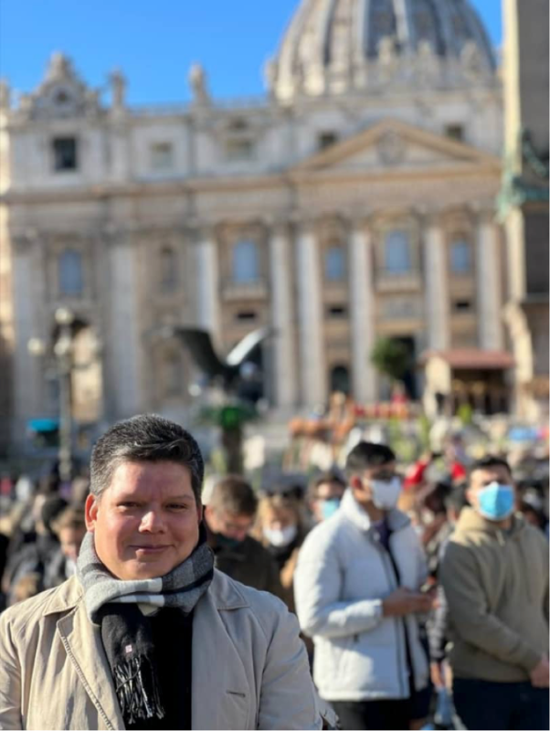 Ángel Alberto Cepeda Pérez - Séminariste du Venezuela - Étudiant en théologie - Rome - Témoignages CARF