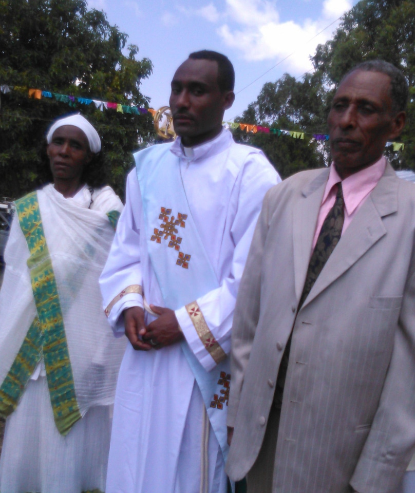 Temesgen Bekele Wecho, sacerdote de Etiopía. 