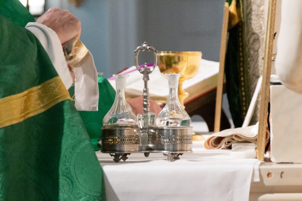 części mszy katolickiej, druga część liturgii mszalnej eucharystii