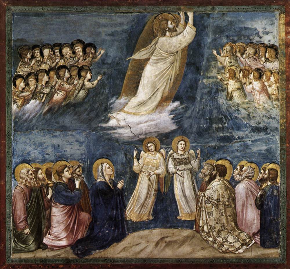 giotto die himmelfahrt des herrn