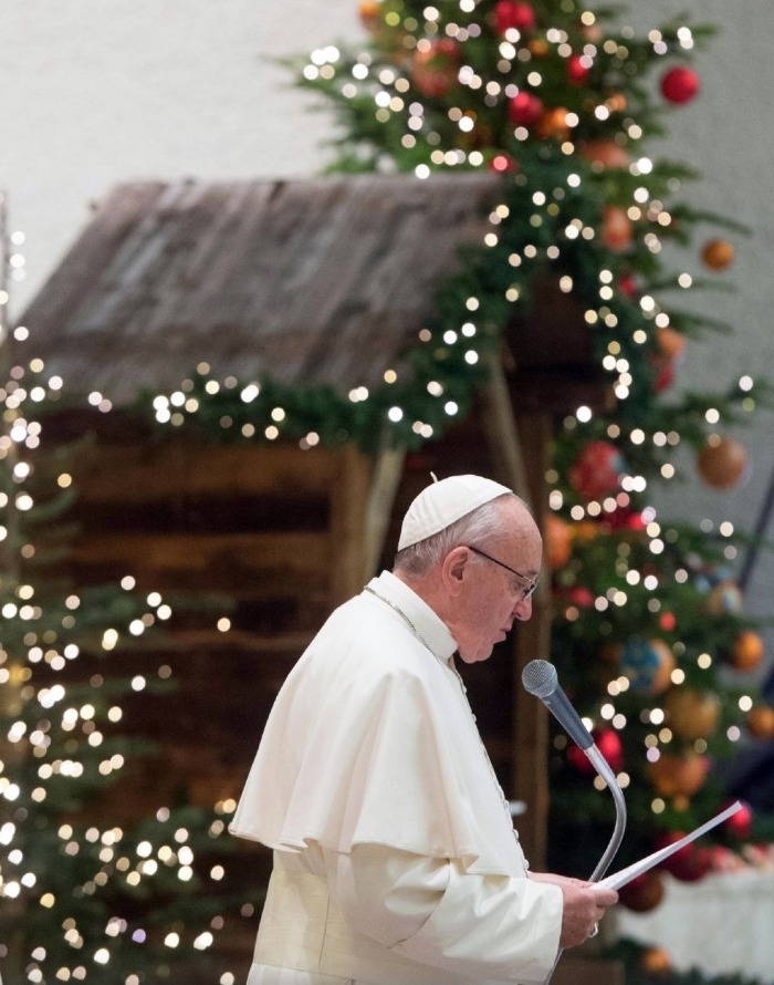 Pope Francis' message in his Christmas address in 2020