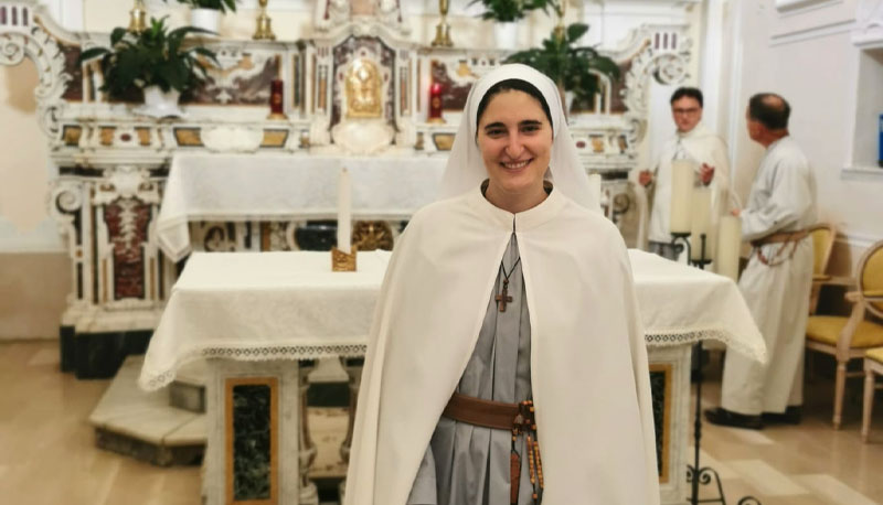 Image of Sister Roberta Sofia in her nun's habit.