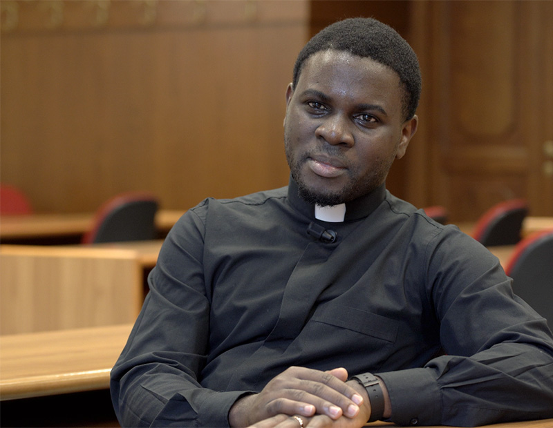 Louange-Daniel Egbeku, priest from africa