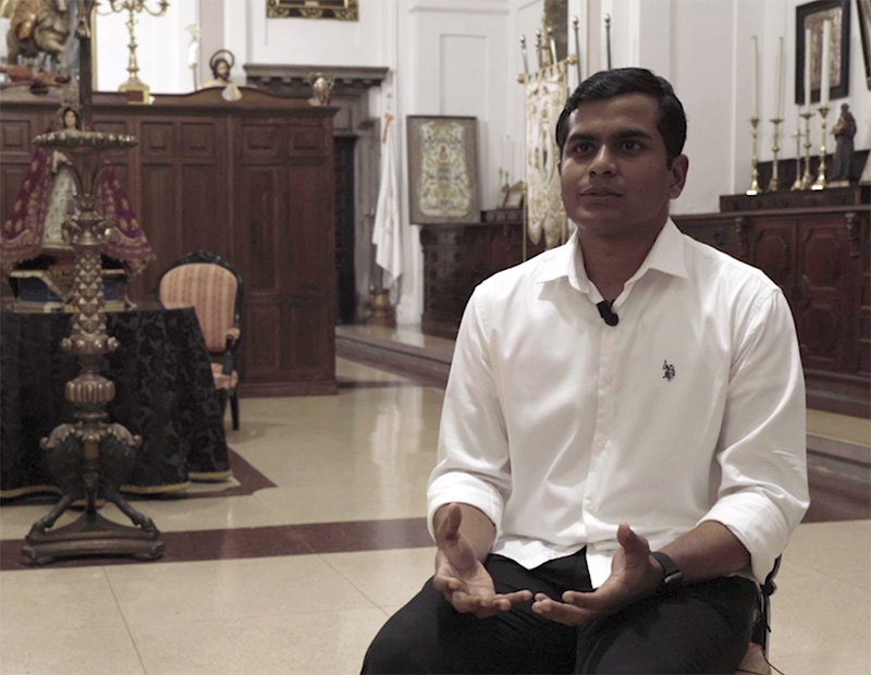 Nithin Joji, seminarian Siro Malabar Bidasoa Rite