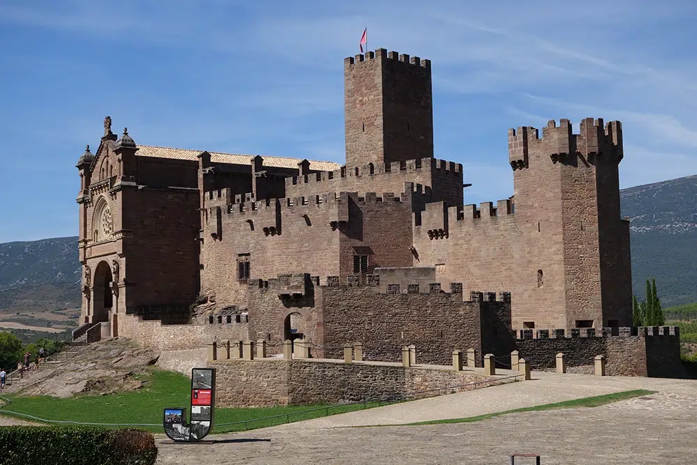 Castillo de Javier en Navarra, fortaleza medieval situada en el lugar de nacimiento de san Francisco Javier.