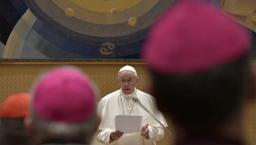 El papa Francisco se dirige a la Plenaria de la Congregación para el Culto