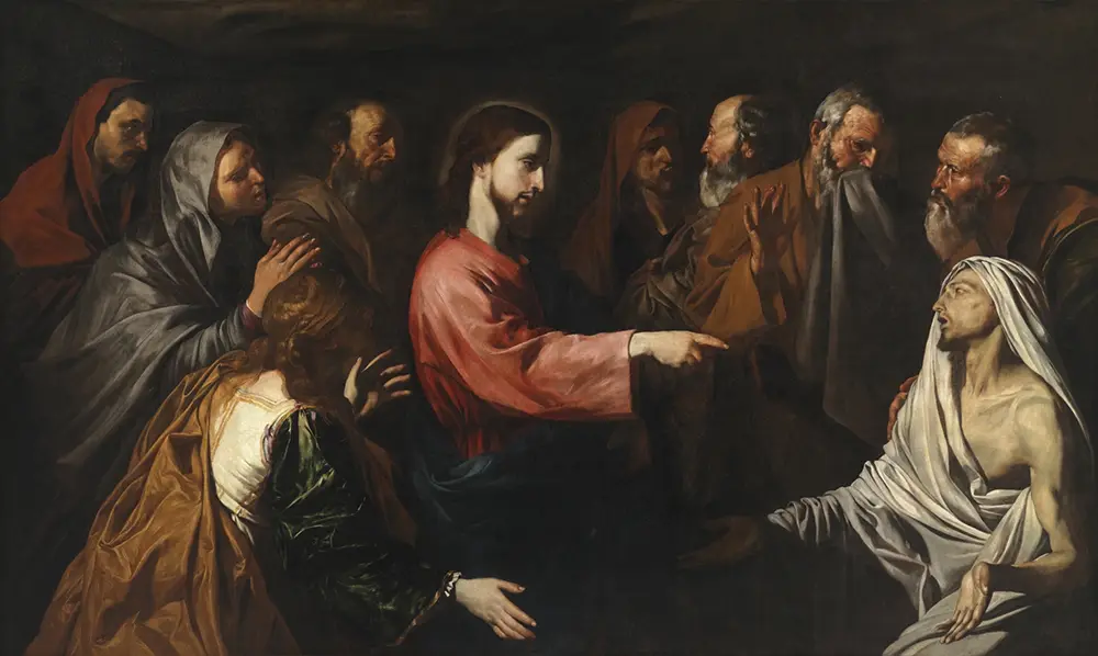 Resurrección de Lázaro, José de Ribera