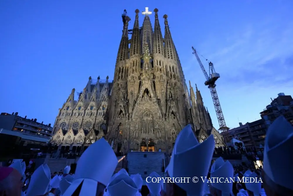 Visita de Leon XIV a la Sagrada Familia de Barcelona